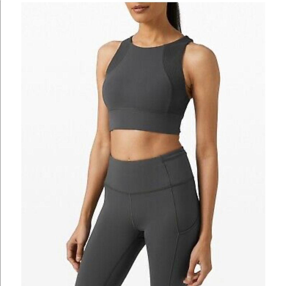 Lululemon Challenger sz 6 Grey bra
